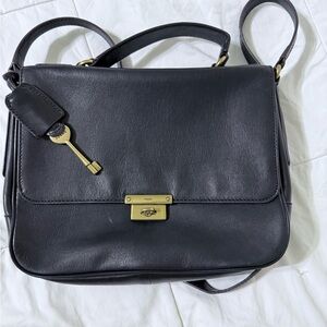 Black Leather Women's Bag